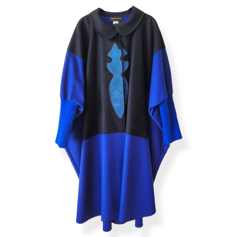 Vintage Osgood Smuk USA Wool Blend Cape Size XL